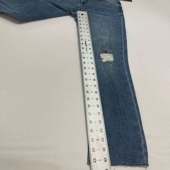 NWT Kut From The Kloth Destroyed Reese Ankle Straight Leg Denim Jeans Size 2 New - Picture 5 of 10